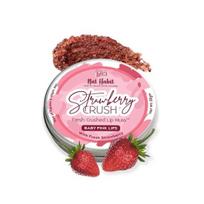 Nat Habit Lip Scrub, Strawberry Crush Lip Mura, Lip Mask For Baby Pink Lips, Pigmentation, Discoloration, & Dark Lips Lip Care(Pack of 1, 12 gm)