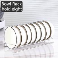Dish Drying Rack 1-Tier Compact Kitchen Dish Bowl Rack Drainboard Set Rust-Proof Dish Drainer with Utensil Holder Rag Holder 1-tier white