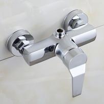 . Polished Chrome Finish New Wall Mounted shower faucet Bathroom Bathtub Handheld Shower Tap Mixer Faucet  YT-5323