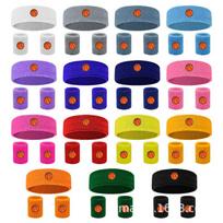 Breathable Sweat-absorbent Wristband for Sports: Anti-sprain and Soft for Adults & Children blue