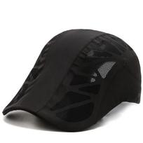 Kepurė Vyrams ir Moterims Vasarinė Plona Apsauginė nuo Saulės Skėtis Kepurė Kvėpuojanti Tinklelio Kepurė su Snapeliu Apsauginė nuo Saulės Kepurė su Snapeliu One size black