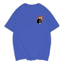 Funng Bomb Printed Cotton Men's T-Shirt Oversized Casual Street O Neck Tops Simple Fashion Men Clothing Free Shipping XXXXXL auksas