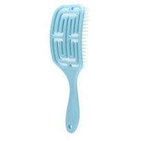 Unisex Detangling Hair Brush Long Short Curly Hair Scalp Massage Comb Hair Styling BrushBlue mėlyna