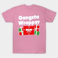 T Shirt Women Gangsta Wrapper Christmas Humor Harajuku Print Kawaii Tshirt Summer Short Sleeve Female T-Shirt Top Tee S