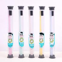 Bamboo Charcoal Toothbrush: Soft Bristle, Small Head, Individually Packaged for Adults & Students, Family Pack white
