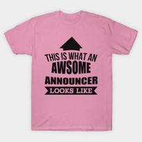 T Shirt Women This Is What An Announcer Animatorlook Like Tshirt Harajuku Print Kawaii Tshirt Summer Short Sleeve Female T-Shirt Top Tee S rožinė