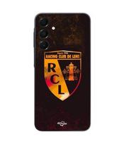 Phone Case - Maniacase - Samsung Galaxy A16 - Silicone - Soft - Black with Orange Pattern juoda