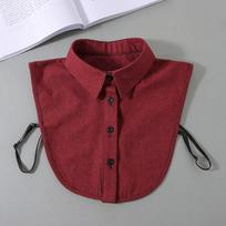 Women's Houndstooth Stand-Up Fake Collar - Versatile Sweater Shirt Accessory