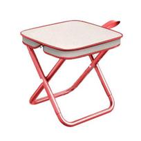 Outdoor Folding Stool Storage Bag Portable Lightweight Heavy Duty Camping Backpacking Beach Picnic raudona