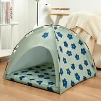 Pet Tent Dog Kennel Four Seasons Universal Detachable and Wash Corgi Small Dog House Dog Cage Enclosed Cat Kennel Y703YY-S-38*38*36cm gray