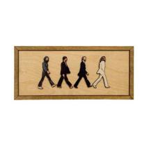 The Beatles Abbey Road, Wooden Wall-Mounted Ornamental Artwork ruda