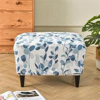 Bohemia Style Wing Chair Cover Stretch Spandex Armchair Cover Relax Sofa Slipcovers With Seat Cushion Covers Footstool Covers white