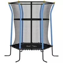 Vaikiškas batutas su apsauginiu tinklu Ø163,5 cm, iki 50 kg, skirtas 3-10 metų vaikams, Mėlyna