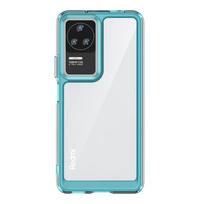 Dėklas Poco F4 Dangtelis Xiaomi Poco F4 Capas Smūgiams atsparus Telefono Galinis Skaidrus Permatomas Daugiaspalvis Skirtas Fundas Poco F3 F4 5G Dangteliui For Poco F4 5G white