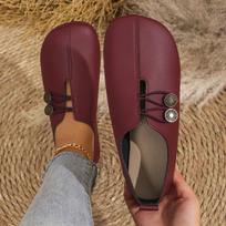 Women Sneakers New Spring and Autumn Lightweight Designer Loafers Breathable Round Toe Comfortable Sneakers  De Mujer 36 raudona