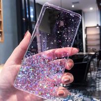 Prabangus blizgučių dėklas Huawei P30 P40 P50 P20 Pro Lite telefonams, skaidrus minkštas galinis dėklas Huawei P9 P10 Plus telefonams, smūgiams atsparus galinis dangtelis P50