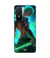 Case for Vivo Y76 5G One piece Zoro 3D Manga anime Fanart Maniacase juoda