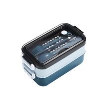Portable Lunch Bento Box For School Kids Office Worker 3layers Microwae Heating Lunch Container Food Storage Box black
