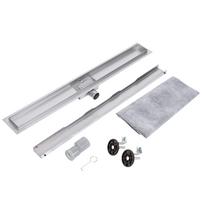 Stainless Steel Tile Floor Drain Bathroom Shower Room Kitchen Anti Odor Accessory balta