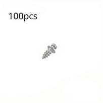 100pcs Picture Hooks, Polished Finish, Quick Installation, Double Head Screws, Hidden Cabinet Closet Fasteners, Decorative Nail Hook Set for 100pcs