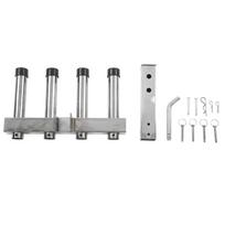 Stainless Steel Hitch Fishing Rod Holder Hitch Mount Fishing Rod Holder with Quick Release Pin for