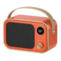 Electric Space Heater High Power PTC Ceramics Mini Portable Heater Fan for Home and Office oranžinė