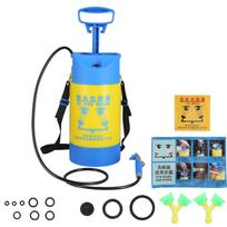 5L Pressure Sprayer with Pressure Relief Valve 2 Port Portable Garden Lawn Sprayer for Watering yellow