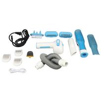 Dog Hair Vacuum Grooming Kit Powerful Electric Hair Brush Cleaner Vacuum Low Noise Portable Pet gray