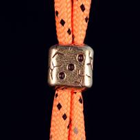 Žalvarinis kubo kauliukas Paracord karoliukas Pakabukai Pasidaryk pats Apyrankė Užtrauktuko įrankis Pakabukas Didelė skylutė Retro Antique Silver