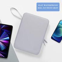 Odinis planšetinio kompiuterio apsauginis dėklas, laikymo krepšys, tinkamas Apple 10 colių, Huawei 12 colių nešiojamojo kompiuterio planšetiniam kompiuteriui, įdėklas, atsparus vandeniui, aliejui, atsparus dilimui 10.9 inches pilka
