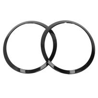 Pora priekinių žibintų apdailos žiedų blizgios juodos spalvos kairys dešinys 51137149905 pakaitalas Cooper Clubman R55 black