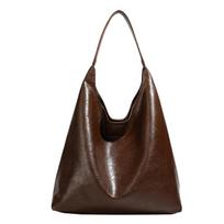 Korean Version of Niche Simple Female Texture Lazy Retro Tote Bag Women's Versatile Shoulder Bag