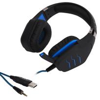 Gaming Headphone with Microphone Computer Games LED Luminous Headset for PC Laptop