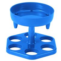 6 Shot Glass Dispenser Holder Rotation Liquor Dispenser Wine Rack Shelf Party SuppliesBlue
