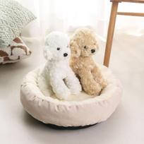 [Naminis gyvūnas] Velvetinis apvalus pagalvėlė beige