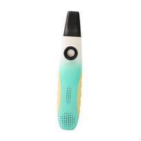Color Kazoo Double Hole Accompaniment Musical Instruments Easy to Learn Adjustable Tone for Ukulele green white