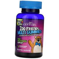 Children's Multivitamins, Zoo Friends Multi Gummies, 21st Century 60 tabs Fruit (36440106) 60tab Fruit