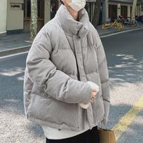Men's Hong Kong Style Winter Corduroy Coat: Loose, Thick, Short Jacket XL