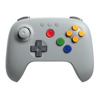 8Bitdo 64 Bluetooth gaming controller, gray, Switch / PC (RET00905)