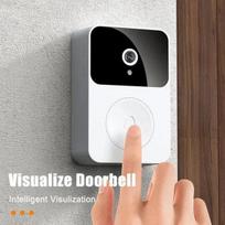 Išmanioji WiFi vaizdo durų skambučio kamera Vaizdo domofonas su skambučiais naktinio matymo IP durų skambučio belaidė namų apsaugos kamera