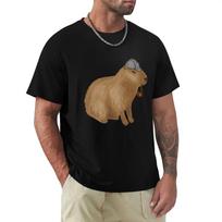 Capybara Baseball Cap Sherlock Capybara Classic Trucker Hat Summer Man Outdoor Sport Print Baseball Caps S smėlis