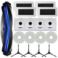 Main Side Brush Filter Mop Cloth Dust Bag For Ecovacs for Deebot N30 for OMNI A black