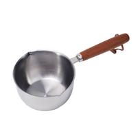 Hot Oil Pan for Cooking and Sauce Preparation with Stainless Steel Material 300ml gray