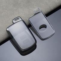Transparent Car Remote Key Case Cover Shell for Toyota Corolla Camry RAV4 Highlander Auris CHR Avalon Land Cruiser Protected Fob Bag juoda