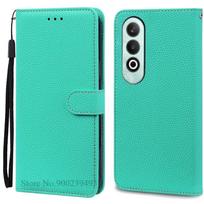 For Oneplus Nord Ce4 Case Wallet Flip Leather Cover For Oneplus Nord CE 4 Case Wallet Cover Coque Fundas Shell For Oneplus Nord Ce4 dangaus mėlyna spalva