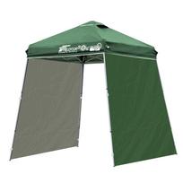 FIELDOOR One Touch Aluminum Tarp Tent Portable Center Lock of 2 Side One Action Compact Size Lightweight UV Protection Water Resistant Folding žalia