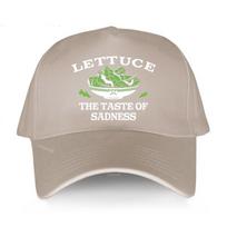 Men Baseball Caps High Quality hat Unisex Snapback Lettuce The Taste Of Sadness Adult Original Novelty cap women outdoor hats Adjustable