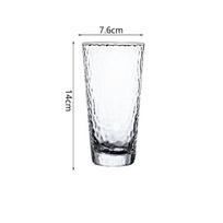 330ml Skandinaviško Moderno Pieno Sulčių Puodeliai Plaktuko Rašto Stiklinė 2 vnt. Rinkinys Kokteilių Stiklas Restorano Gėrimų Stiklinės Kasdienai 2pcs