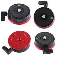 Aluminum Alloy Panorama Ball Tripod Head With Bubble Level and 38 Inch Screw