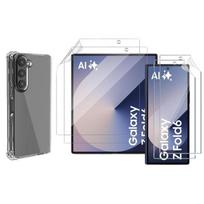Coque antichoc pour Samsung Galaxy Z FOLD 6 et Protections Ecran Plastique Phonillico® skaidri